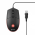 Mouse Steren Óptico COM-5704 RGB, Alámbrico, USB-A, 1600DPI, Negro  1