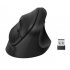 Mouse Ergonómico Steren COM-5775, Inalámbrico, Laser, 1.500DPI, USB-A, Negro