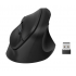 Mouse Ergonómico Steren COM-5775, Inalámbrico, Laser, 1.500DPI, USB-A, Negro  1