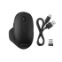 Mouse Ergonómico Steren COM-5840NE, Inalámbrico, Óptico, 16.000DPI, USB-C, Negro  3