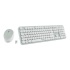 Kit de Teclado y Mouse Steren Retro, RF Inalámbrico, USB, Blanco (Español) - Imagen adicional 1