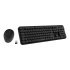 Kit de Teclado y Mouse Steren Retro, RF Inalámbrico, USB, Negro (Español)  1