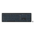 Teclado Gamer Steren COM-6900 LED, Inalámbrico, USB/RF Inalámbrico/Bluetooth, Negro, Español  1