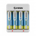Steren Cargador CRG-015 para 1-4 Pilas, AAA