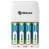 Steren Cargador para 4 Pilas CRG-016, AA/AAA, 4 Pilas Incluidas  1