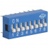 Steren Switch Deslizable de 8 Posiciones DIP-8P, Azul  1
