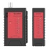 Steren Probador de Cables de Red HER-600, UTP/FTP/STP, BNC, RJ-45, Negro/Rojo  2