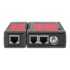 Steren Probador de Cables de Red HER-600, UTP/FTP/STP, BNC, RJ-45, Negro/Rojo  3