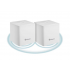 Steren Access Point con Sistema de Red Wi-Fi en Malla MESH-200+, 2 x RJ-45, 1500Mbit/s, Wi-Fi 6, Doble Banda 2.4/5 GHz, 2 Antenas, 2 Piezas