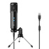 Steren Micrófono Profesional de Condensador MIC-556, Alámbrico, USB, Negro  1