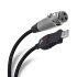Steren Capturadora de Audio MS-900, Cannon - USB, 2.8 Metros, Negro