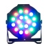 Steren Luces Giratorias PAR-030, LED RGB, Negro  1