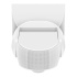 Steren Doble Sensor de Movimiento PIR para Pared/Techo PIR-115, Inalámbrico, 10 Metros, Blanco