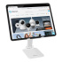 Steren Soporte para Tablet POD-345 4"-11", Metálico/Blanco  2
