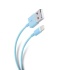 Steren Cable Ultra Delgado Lightning Macho - USB A Macho, 1 Metro,  Azul  1