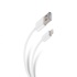 Steren Cable POD-406 USB Macho - Lightning Macho, 2 Metros, Blanco, para iPhone 8/X/XS/XR/XS Max  1