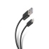 Steren Cable POD-406 USB Macho - Lightning Macho, 2 Metros, Negro, para iPhone 8/X/XS/XR/XS Max  1