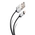 Steren Cable de Carga Elite Lightning Macho - USB A Macho, 1 Metro, Negro, para iPod/iPhone/iPad  1