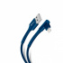 Steren Cable Lightning Angulado Macho - USB-A Macho, 1 Metro, Azul  1