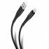 Steren Cable USB-A Macho - Lightning Macho, 2 Metros, Negro  2