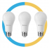 Steren Foco Inteligente LED Regulable SHOME-123/3, Wi-Fi, Luz Blanca Dinámica, Base E26, 15W, 1100 Lúmenes, 3 Piezas