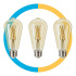 Steren Foco Vintage LED Inteligente SHOME-124/3, WiFi, Luz Cálida/Fría, Base E27, 4.5W, 450 Lúmenes, Ámbar, Ahorro de 87% vs Foco Tradicional 40W - 3 Piezas  2