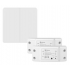 Steren Interruptor de Luz Inteligente SHOME-612, 2 Botones, Wi-Fi, Blanco   1