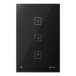 Steren Interruptor de Luz Inteligente SHOME-Z303NE, 3 Botones, ZigBee, Negro