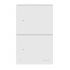 Steren Interruptor de Luz Inteligente Z312, 2 Botones, ZigBee, Blanco