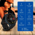 Steren Smartwatch SMW-3000, Touch, Bluetooth, Android/iOS, Negro/Azul - Resistente al Agua  2