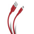 Steren Cable USB A Macho - USB-C Macho, 2 Metros, Rojo  1