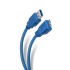 Steren Cable USB A Macho - Micro USB B, 1.8 Metros, Azul  1