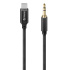 Steren Cable USB-C Macho - 3.5mm Macho, 1.2 Metros, Negro  1