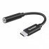 Steren Adaptador USB-C Macho - 3.5mm Hembra, Negro  1