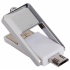 Steren Lector de Memoria USB-457, micro-USB A/micro SD/USB, Blanco  1