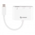Steren Hub USB C Macho - 1x HDMI/1x USB/1x USB C Hembra, Blanco  3