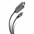 Steren Cable USB C Macho - HDMI Macho, 2 Metros, Negro  1