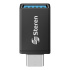 Steren Adaptador USB Macho - USB C Macho, Negro  1