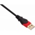 Steren Cable Elite USB A Macho - USB B Hembra, 1.8 Metros, Negro/Rojo  2