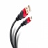 Steren Cable USB A Macho - Micro USB, 1.8 Metros, Negro/Rojo  1