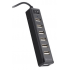 Steren Hub USB USB 2.0 de 7 Puertos, Negro  2