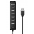 Steren Hub USB USB 2.0 de 7 Puertos, Negro  1