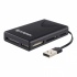 Steren Lector de Memoria USB-680, SD/MS PRO Duo, USB, 480Mbit/s, Negro  1