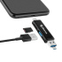 Steren Lector de Tarjetas USB-685, Micro SD, USB-A/USB-C/Micro USB OTG, Negro  3