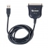 Steren Cable Paralelo USB A Macho - Centronics Hembra, 1.8 Metros, Negro  3