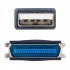Steren Cable Paralelo USB A Macho - Centronics Hembra, 1.8 Metros, Negro  4