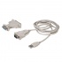 Steren Cable DB-9 Macho - USB-A Macho, 1.8 Metros   2
