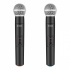 Steren Micrófono para Karaoke WR-8000UHF, Inalámbrico, Negro  2