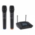 Steren Micrófonos y Receptor WR-809 UHF, Inalámbrico, Negro  1