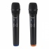Steren Micrófonos y Receptor WR-809 UHF, Inalámbrico, Negro  2